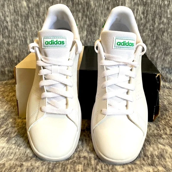 adidas gazelle silver green womens Adidas Kids Advantage Shoes  Shoptiques